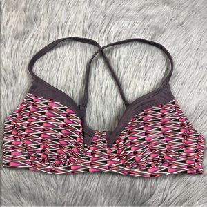 Athleta Multicolored Underwire Bikini Top Size 32 B/C